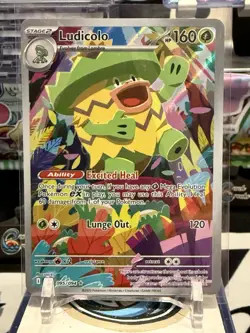 Ludicolo 095/094 Full Art Illustration Rare Phantasmal Flames Pokemon TCG NM - Image 1