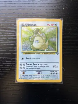 Pokemon TCG Kangaskhan Holo Jungle Set 5/64 1999 Heavily Played - Image 1