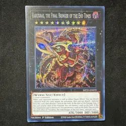 Yu-Gi-Oh! Varudras Final Bringer MP25-EN070 1st Ed Holo Xyz ATK 3000 DEF 3000 - Image 1