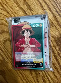 One Piece TCG 2022 Demo Deck Monkey D. Luffy Pre-Errata • SEALED w/ Promo Pack - Image 2