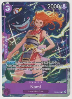 Nami OP09-070 Promo GENGAR NAMI NM One Piece TCG English - Image 1