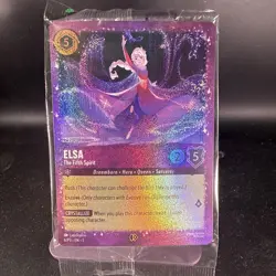 Elsa - The Fifth Spirit 6/P3 [Glitter Foil] SEALED Promo Disney Lorcana NM/M - Image 1
