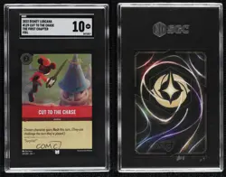 2023 Disney Lorcana - The First Chapter 1 Foil Cut to the Chase #129 SGC 10 GEM - Image 3