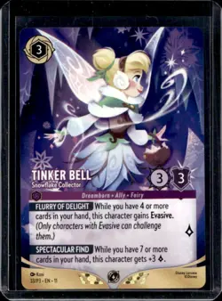 2026 Disney Lorcana Championship Tinker Bell Snowflake Collector #33/P3 - Image 1