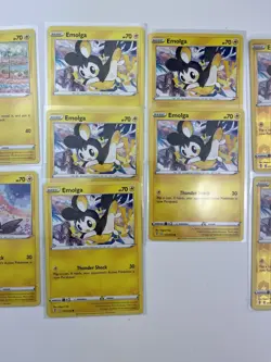 Emolga - Pokemon TCG Lot Of 9 Cards Common Reverse Holo - Image 4