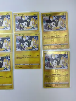 Emolga - Pokemon TCG Lot Of 9 Cards Common Reverse Holo - Image 5