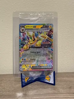 Pokemon TCG Prismatic Evolutions Jolteon EX 030/131 STAMPED Promo Surprise - Image 1