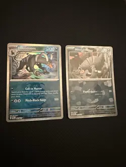 Pokemon TCG Houndoom MASTER BALL Prismatic Evolutions 063/131 Masterball Pattern - Image 2