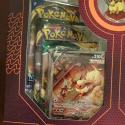 ‼Pokemon TCG Flareon VMAX Premium Collection Box New Factory Sealed RARE 820650101618 - Image 4