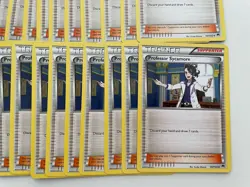 Pokemon TCG XY Professor Sycamore 107/122 Trainer - 48 - Image 2