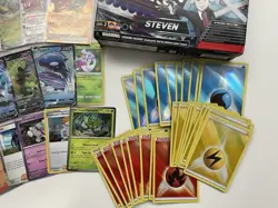 Pokemon TCG Steven's Beldum Rival Battle Deck & Pokemon Ultra Rare Holo Energy - Image 2