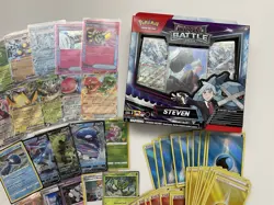 Pokemon TCG Steven's Beldum Rival Battle Deck & Pokemon Ultra Rare Holo Energy - Image 5
