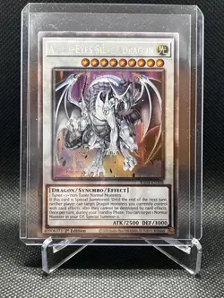 Yugioh! Azure-Eyes Silver Dragon - RA04-EN208 - Platinum Secret Rare - 1st Ed NM - Image 1