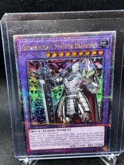 Yugioh! TCG- Gem-Knight Master Diamond - Quarter Century Secret Rare- RA04-EN178 - Image 2