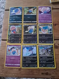 Inkay & Malamar 9 Pokemon Card Lot Various Sets - Image 1