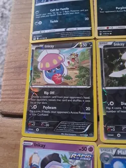 Inkay & Malamar 9 Pokemon Card Lot Various Sets - Image 5