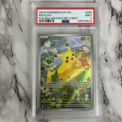 2024 Pikachu 088 SVP: Scarlet & Violet Promo Cards Holo - PSA 9 Paldea Chest - Image 1