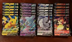 30X Pokemon TCG Jumbo Card Lot Pikachu Hatterene Dubwool Charizard Crobat 5xEach - Image 1