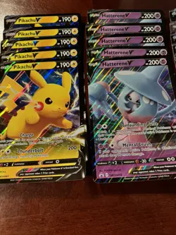 30X Pokemon TCG Jumbo Card Lot Pikachu Hatterene Dubwool Charizard Crobat 5xEach - Image 2