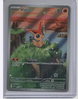 Pokemon TCG Victini Black Bolt & White Flare Promo Card Illustration SVP208 - Image 1
