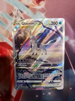 Pokemon TCG Crown Zenith Glaceon VSTAR Ultra Rare Holo Card GG40/GG70 - Image 1