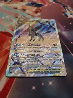 Pokemon TCG Crown Zenith Glaceon VSTAR Ultra Rare Holo Card GG40/GG70 - Image 4