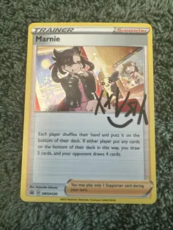 Pokemon TCG Marnie SWSH Black Star Promos Holo Card SWSH120 NM-MT Condition - Image 1