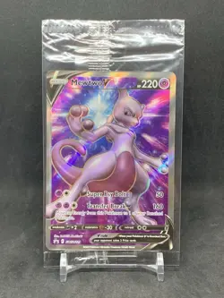 Mewtwo V SWSH229 Sword & Shield ETB Promo Sealed Pokemon TCG Card - Image 1