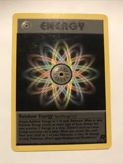 Rainbow Energy 80/82 Team Rocket Set - Rare - Pokemon TCG Card - Image 1