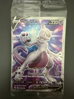 Mewtwo V SWSH229 SWSH: Sword & Shield Promo Cards Holo Sealed Pokemon TCG - NM - Image 1