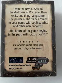 Magic the Gathering Urza's Saga 75 Card Sealed Deck - Image 2
