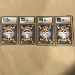 4 Card Graded lot. Pokemon deoxys vmax , snorlax v, draginite v star , Persian - Image 2