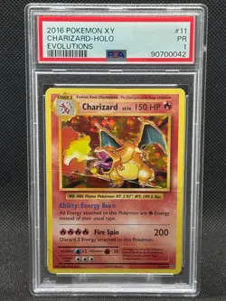 2016 Pokemon TCG Card PSA 1 PR Charizard XY Evolutions Holo Rare #11/108 - Image 1