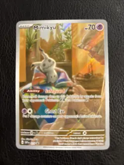 Mimikyu SVP 075 Full Art Black Star Promo Pokemon Paldean Fates Card - Image 1