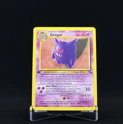 Pokemon Gengar TCG 20/62 1st Edition Non-Holo Card Fossil - Image 2