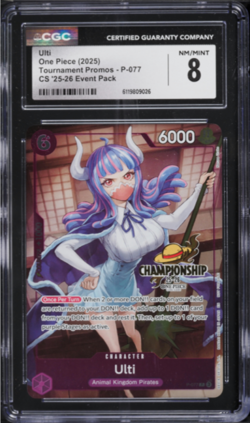 2025 One Piece Event Pack Vol 6 Ulti Championship Event Stamp Promo #P-077 - Image 1