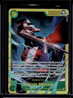 2026 One Piece Azure Sea's Seven Dracule Mihawk Secret Rare #OP14-119 - Image 1