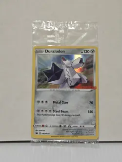 Pokemon TCG Duraludon Holo | GameStop Promo Card | SWSH028 | Sealed - Image 1