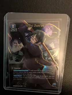 Maki Zen'in UE03BT/JJK-1-050 Super Rare Star Parallel Union Arena JJK - Image 1