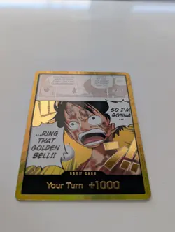DON!! Card (Luffy) (Gold) Adventure on Kami's Island Foil - Image 2