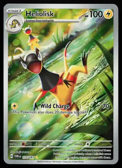 Heliolisk 177/167 Holo Illustration Rare Twilight Masquerade Pokemon Card - Image 1