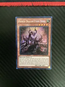 Primite Dragon Ether Beryl Secret Rare RA05-EN033 1st Edition Yugioh! Card NM - Image 1
