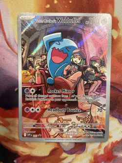Pokemon Team Rocket's Wobbuffet SV: Scarlet & Violet Promo Cards 203 Promo NM - Image 2