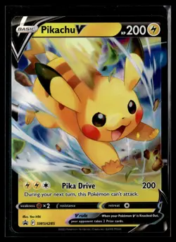 Pokemon TCG SWSH: Sword & Shield Promo Cards #SWSH285 Pikachu V - Image 1