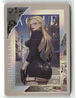 KALIFA SR SR-05 Magazine Cover Holo One Piece Anime Collectible Card - Image 1