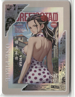 VIOLA SR SR-07 Magazine Cover Holo One Piece Anime Collectible Card - Image 1