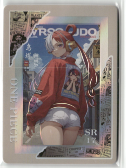 UTA SR SR-17 Magazine Cover Holo One Piece Anime Collectible Card - Image 1