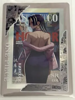 BOA HANCOCK SR SR-08 Magazine Cover Holo One Piece Anime Collectible Card - Image 1