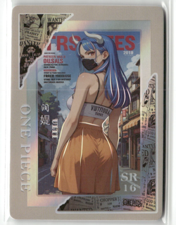 ULTI SR SR-16 Magazine Cover Holo One Piece Anime Collectible Card - Image 1