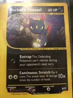 Rocket's Sneasel BEST #5 (NM/M) PROMO Pokemon Cards - Image 1